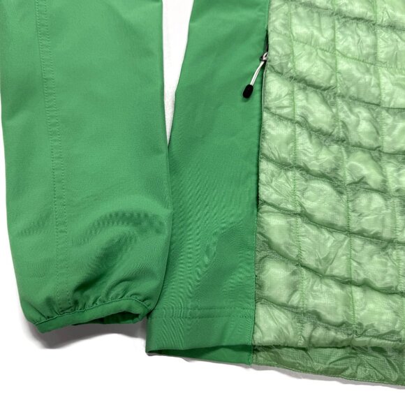 The North Face Thermoball Hybrid Hoodie Jacket Womens Small Green Puffer Light‎ - Picture 15 of 16